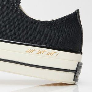 NIB CONVERSE CHUCK 70 OX THINK 16 Black 161408C US Mens 11.5